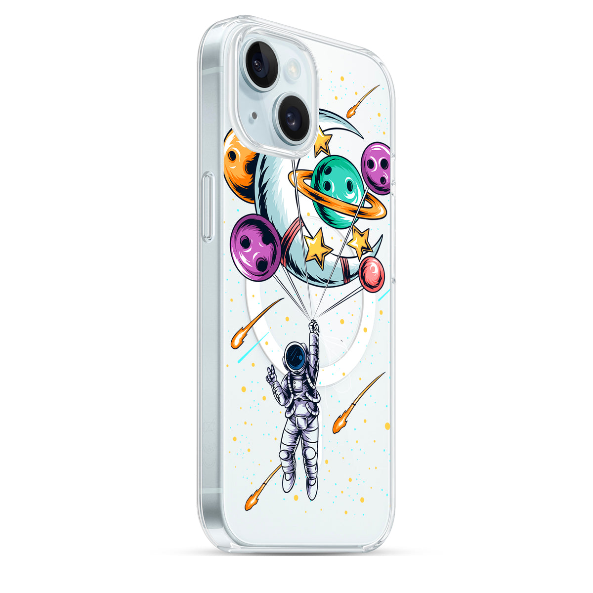 Universe Trip - Cover Magsafe Trasparente Personalizzata