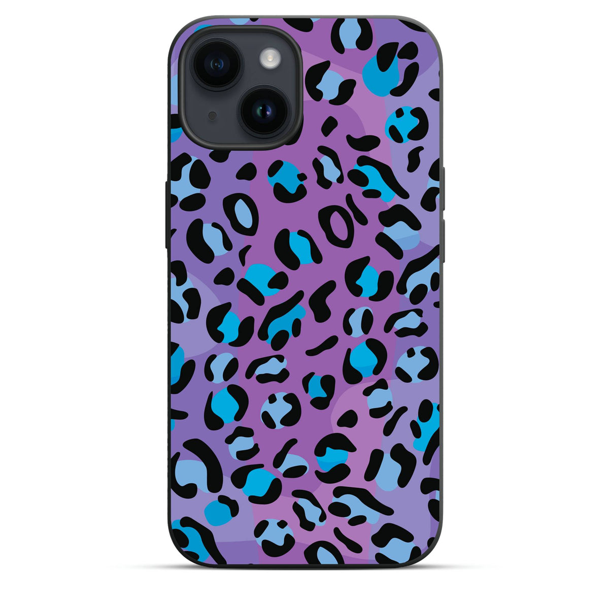 Blue Violet (Leopard Luxe) - Cover Monocolore Personalizzata