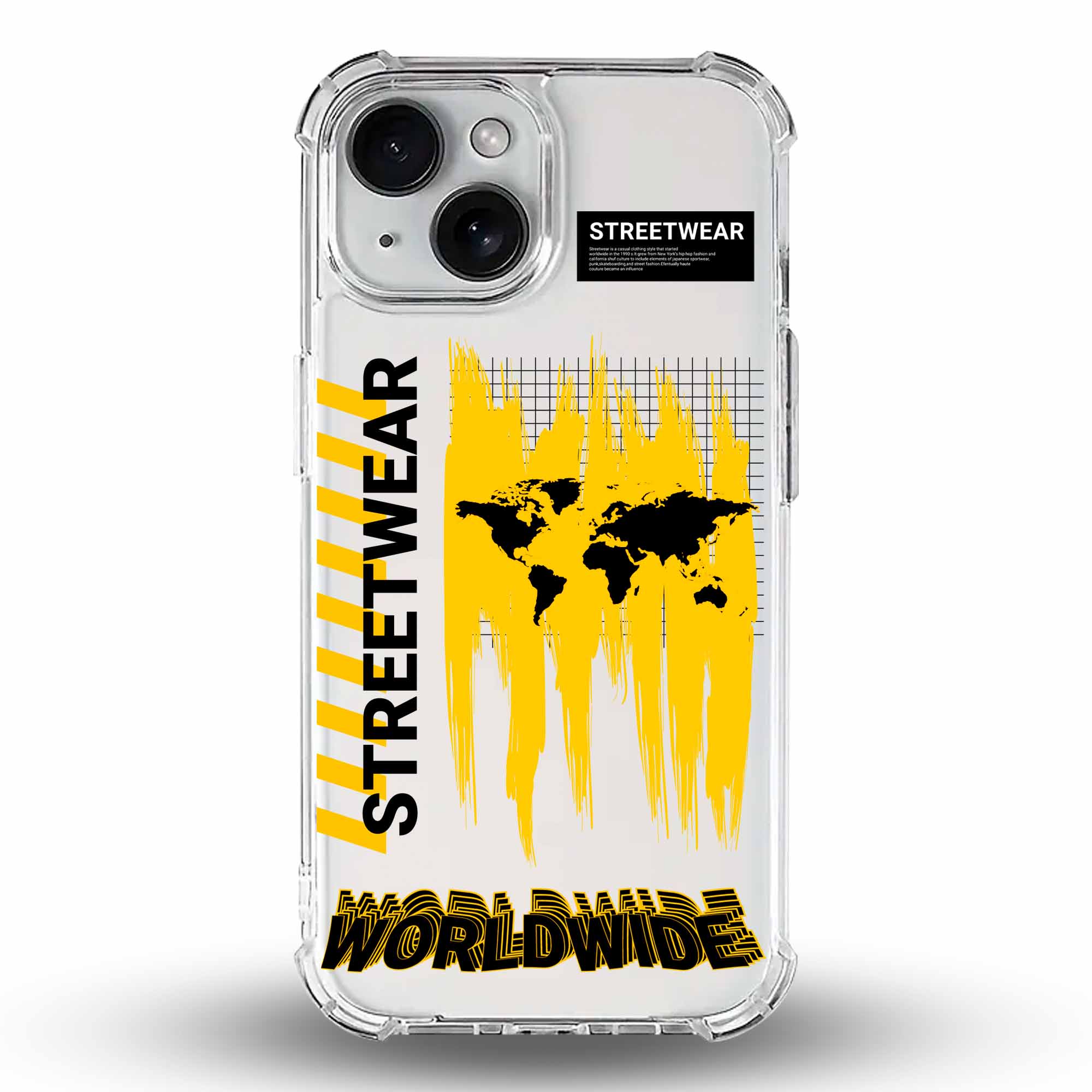 WorldWide - Cover Trasparente Personalizzata (Rinforzata)