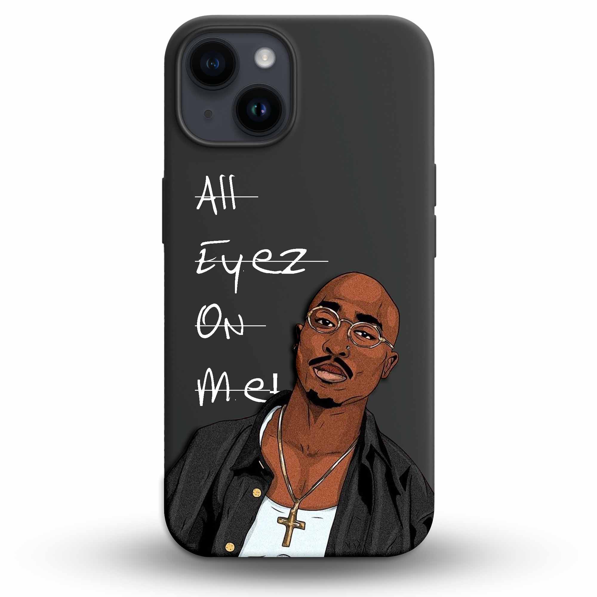 All Eyez On Me - Cover Monocolore Personalizzata