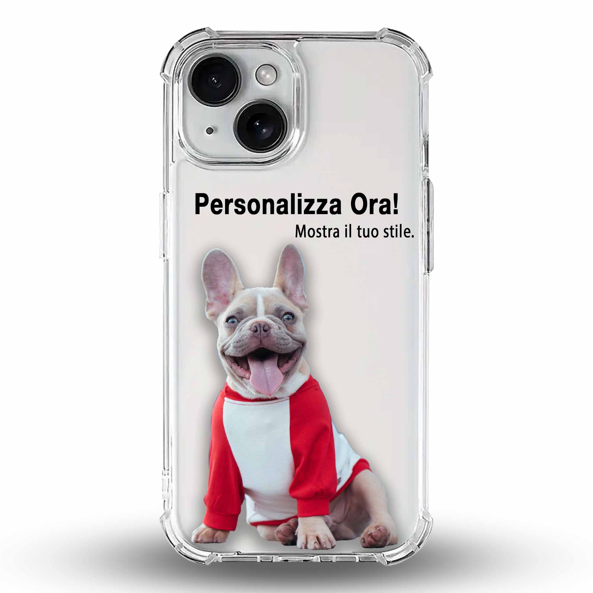 Cover iPhone Trasparente Personalizzabile (Rinforzata) - Personal Lab Edition