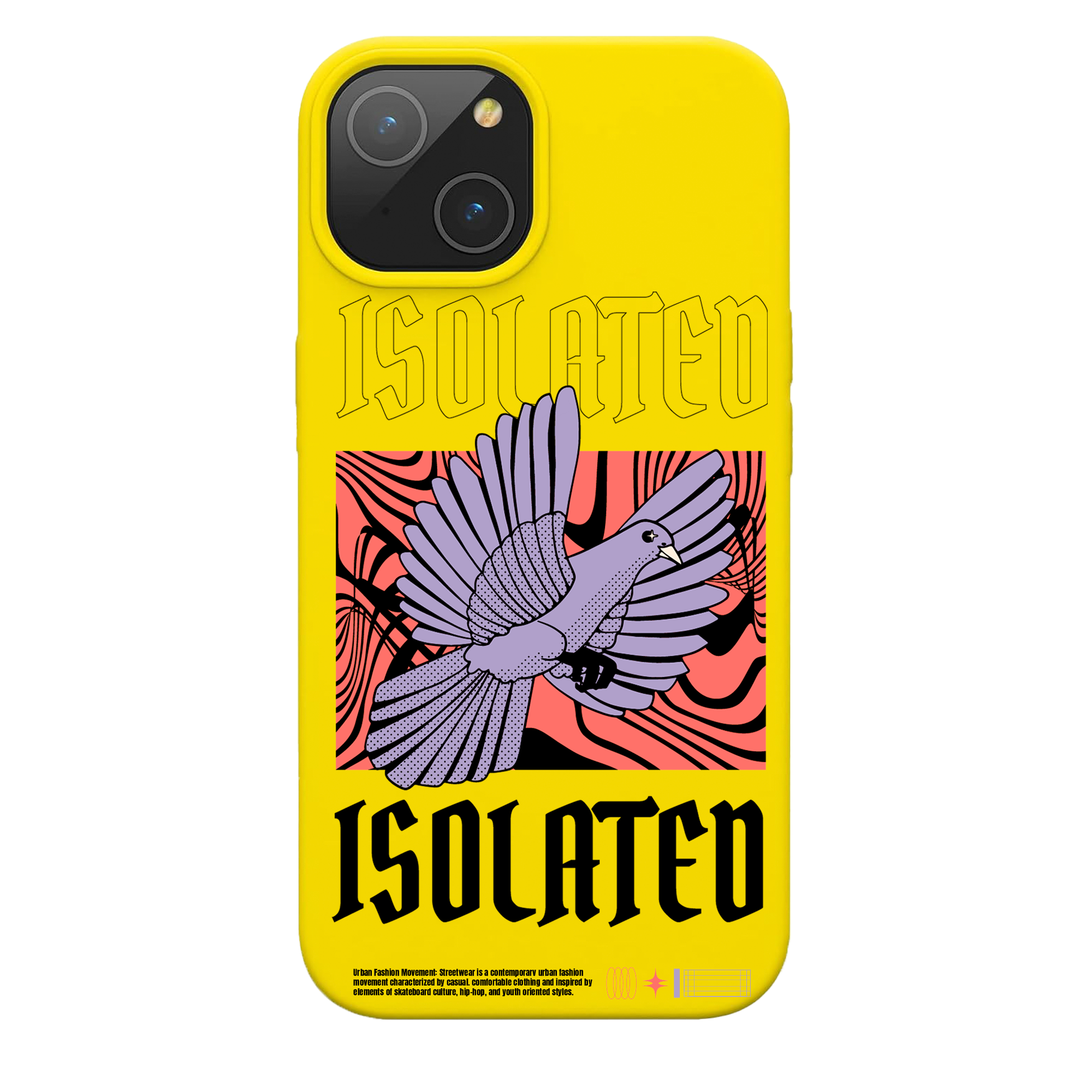 Isolated - Cover Monocolore Personalizzata