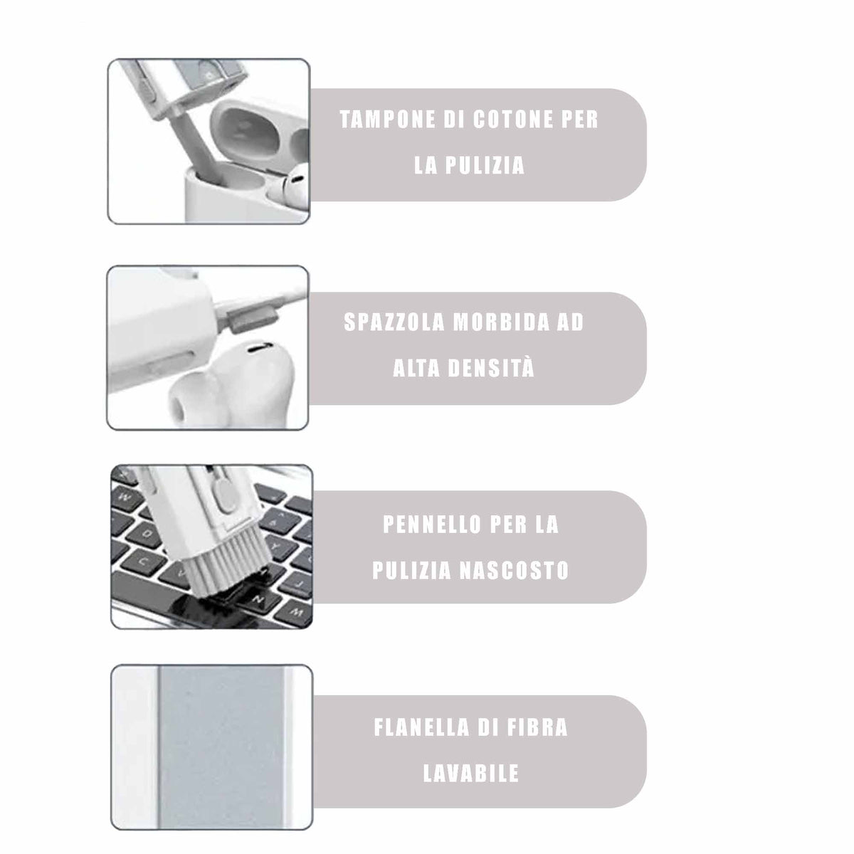 Kit pulizie Smartphone e accessori