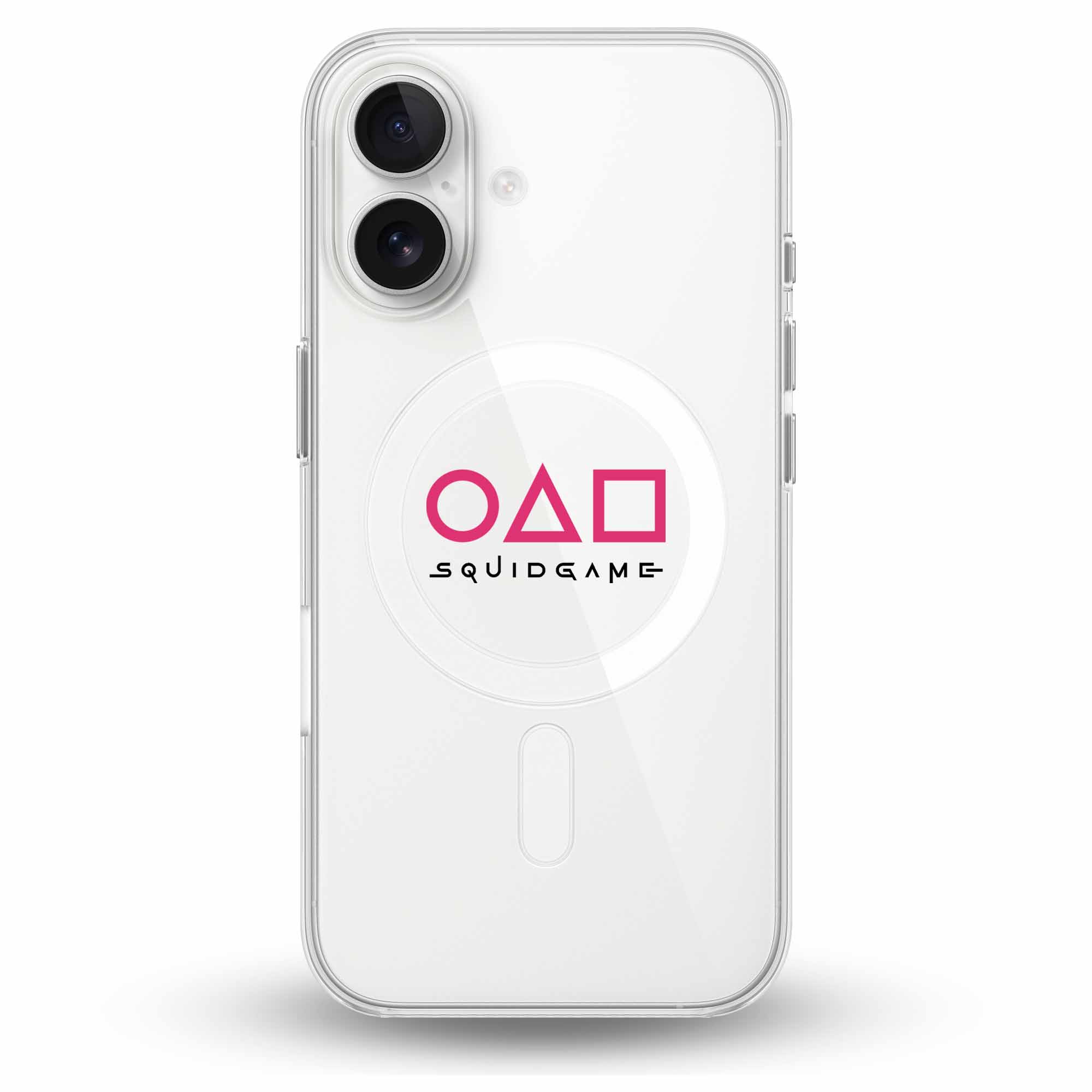 Squid Game - Cover MagSafe Trasparente Personalizzata
