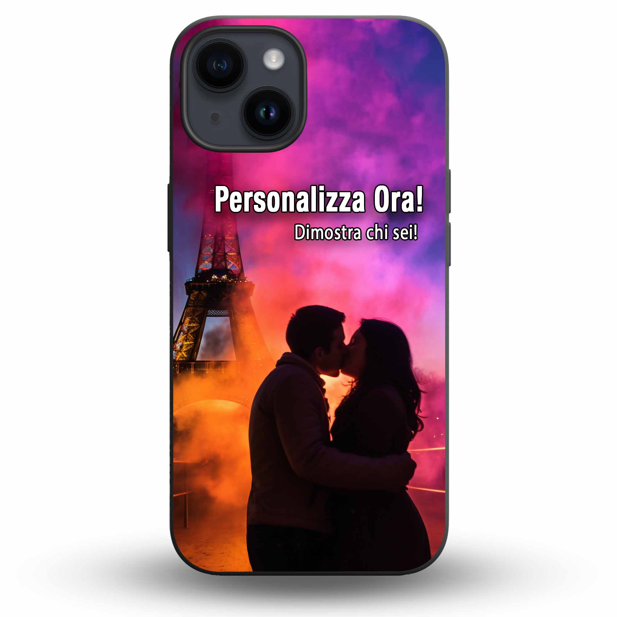 Cover iPhone Nera Personalizzabile - Personal Lab Edition