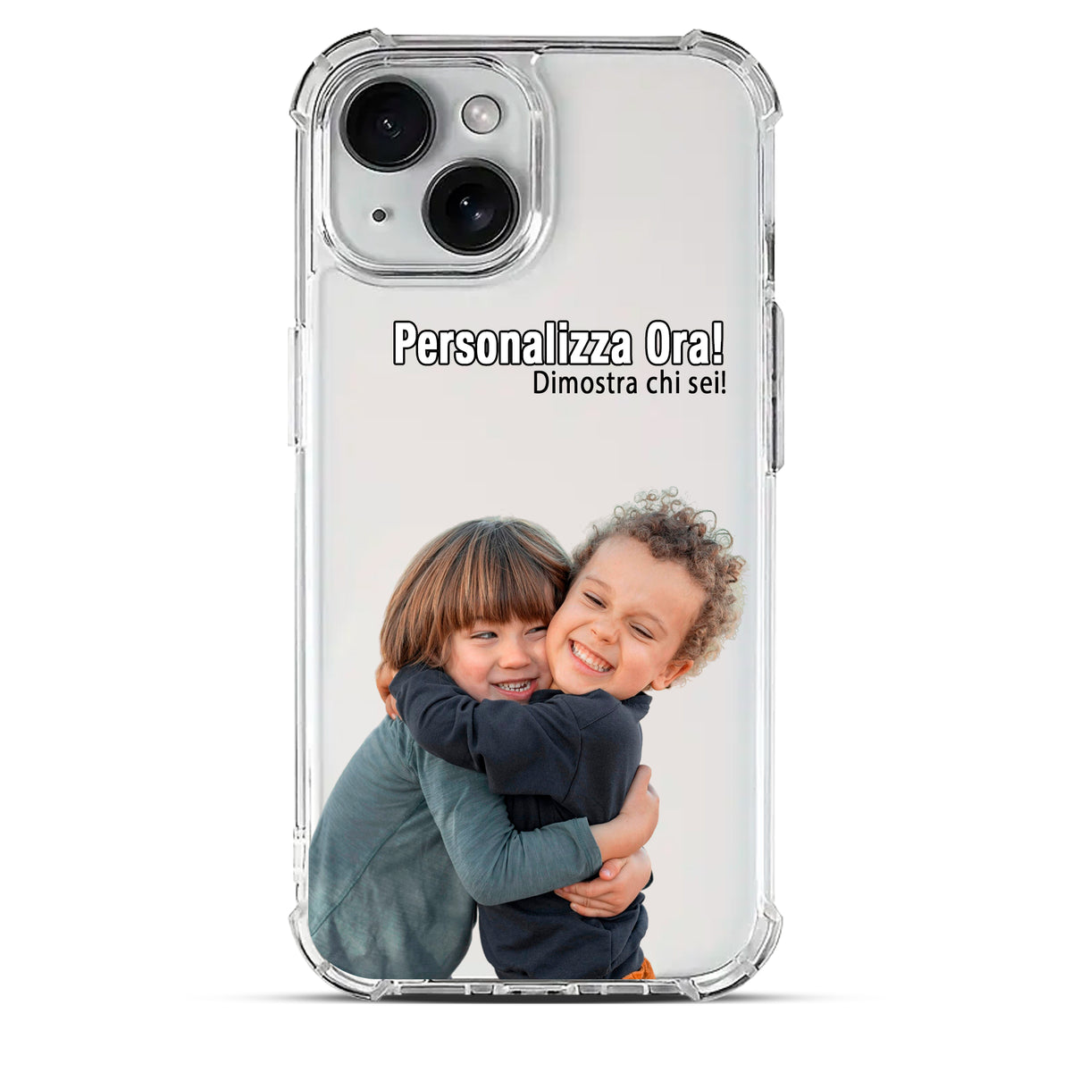 Cover iPhone Trasparente Personalizzabile (Rinforzata) - Personal Lab Edition
